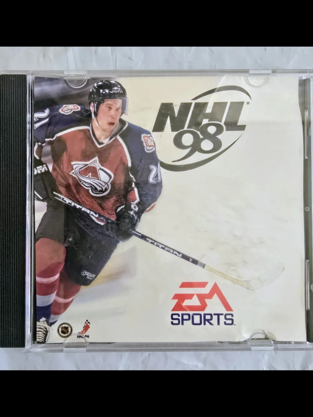 NHL 98 Video Game Case Cover Art - Like New Absolutely No Scratches